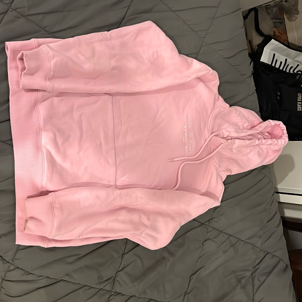 H and M Pink sweatshirt size XS Montmarte, Paris 1998